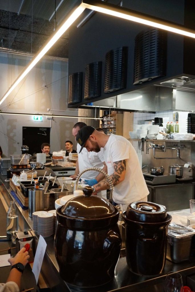 Ramen in the making på Tengu