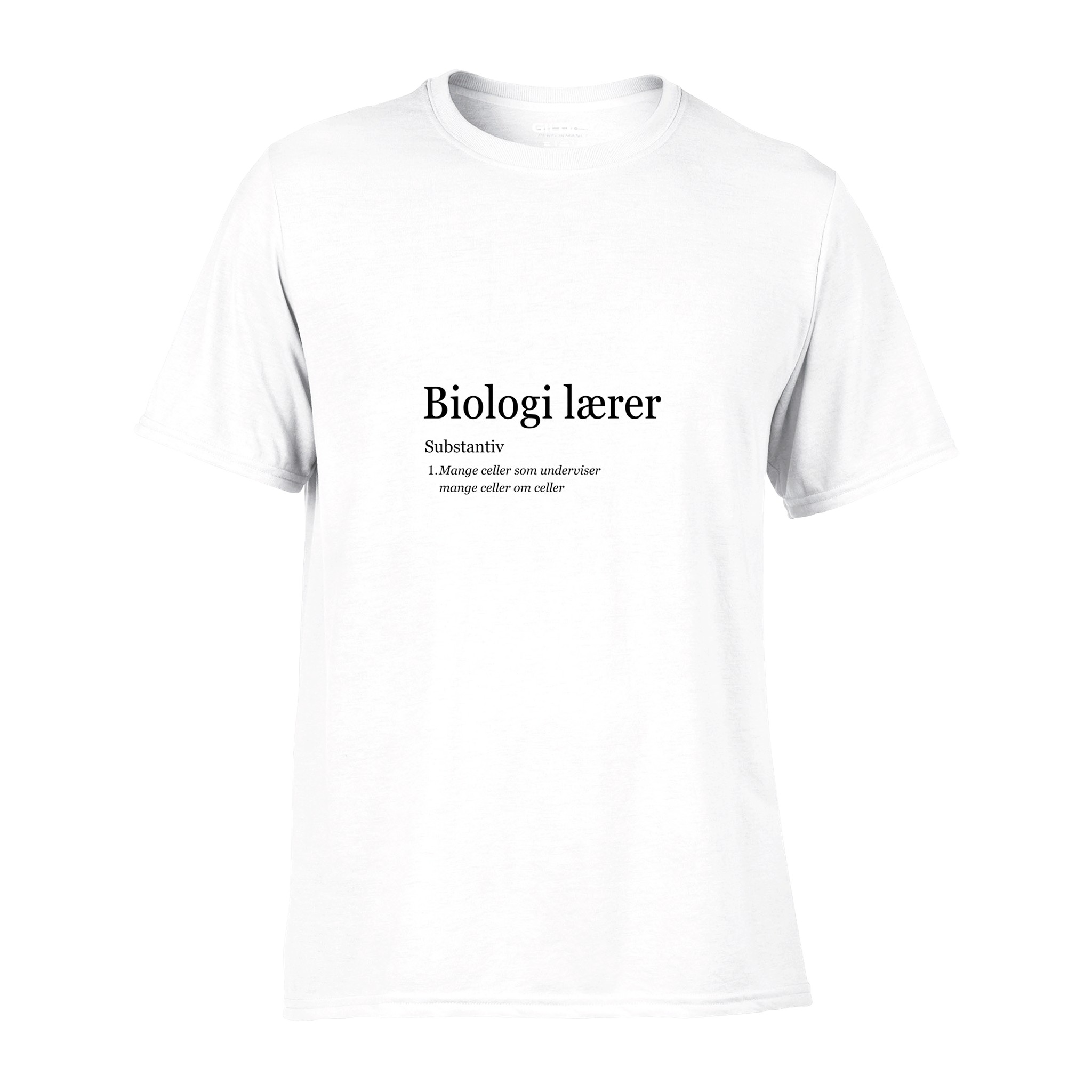 Biologilærer - T-skjorte | Kunnskapskassen