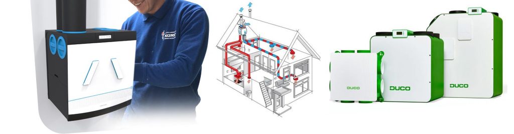 Warmte terugwin installatie