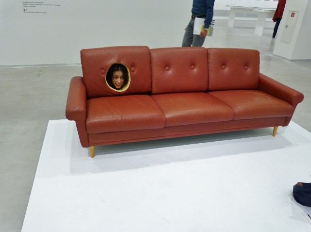 Erwin Wurm, "Ethik in geometrischer Weise (Spinoza)" ist eine Art Philosofa. Foto © Urszula Usakowska-Wolff