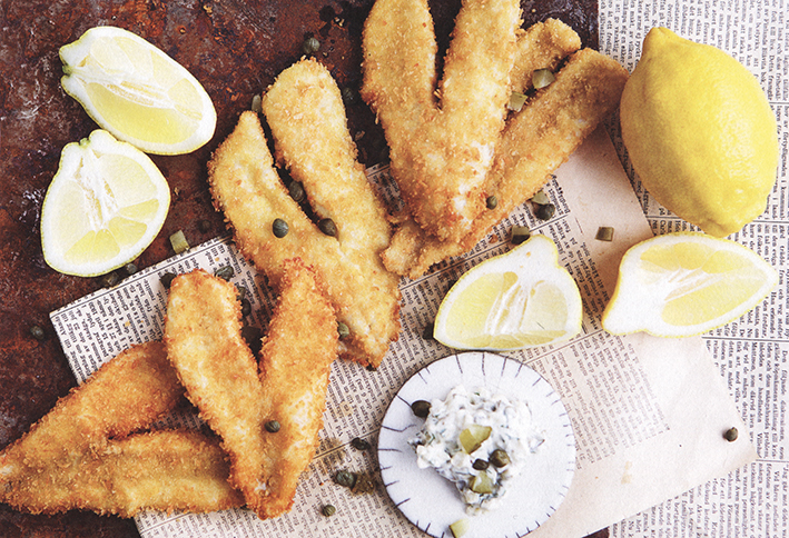 Fish and chips (4 personer)