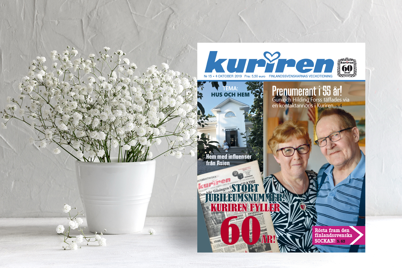 Kuriren är en pigg 60-åring!