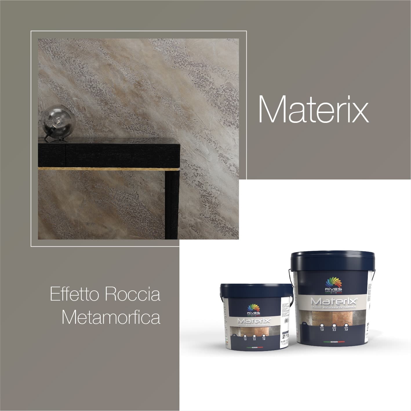 Rives Materix - Effetto Roccia Metamorfica