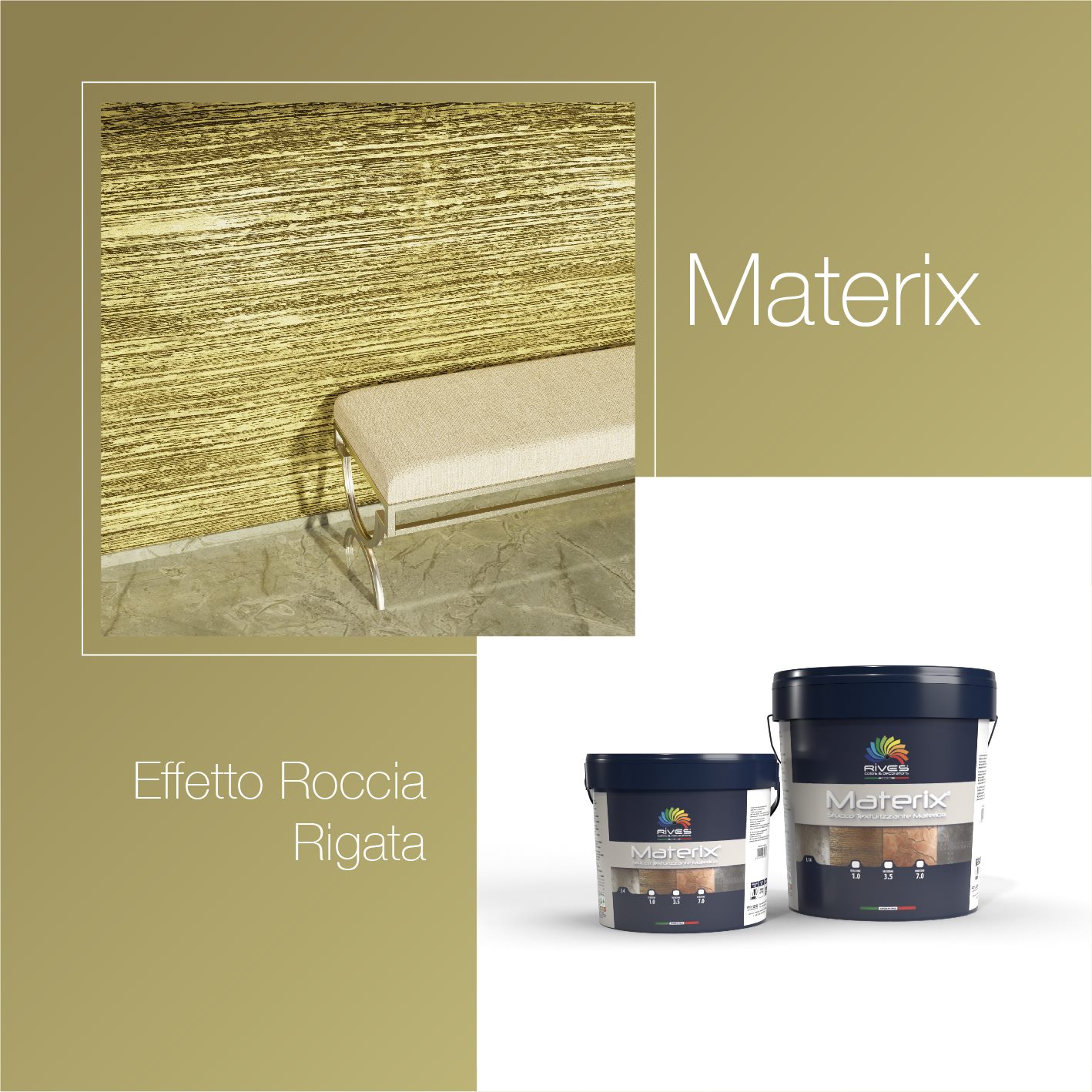 Rives Materix - Effetto Roccia Rigata