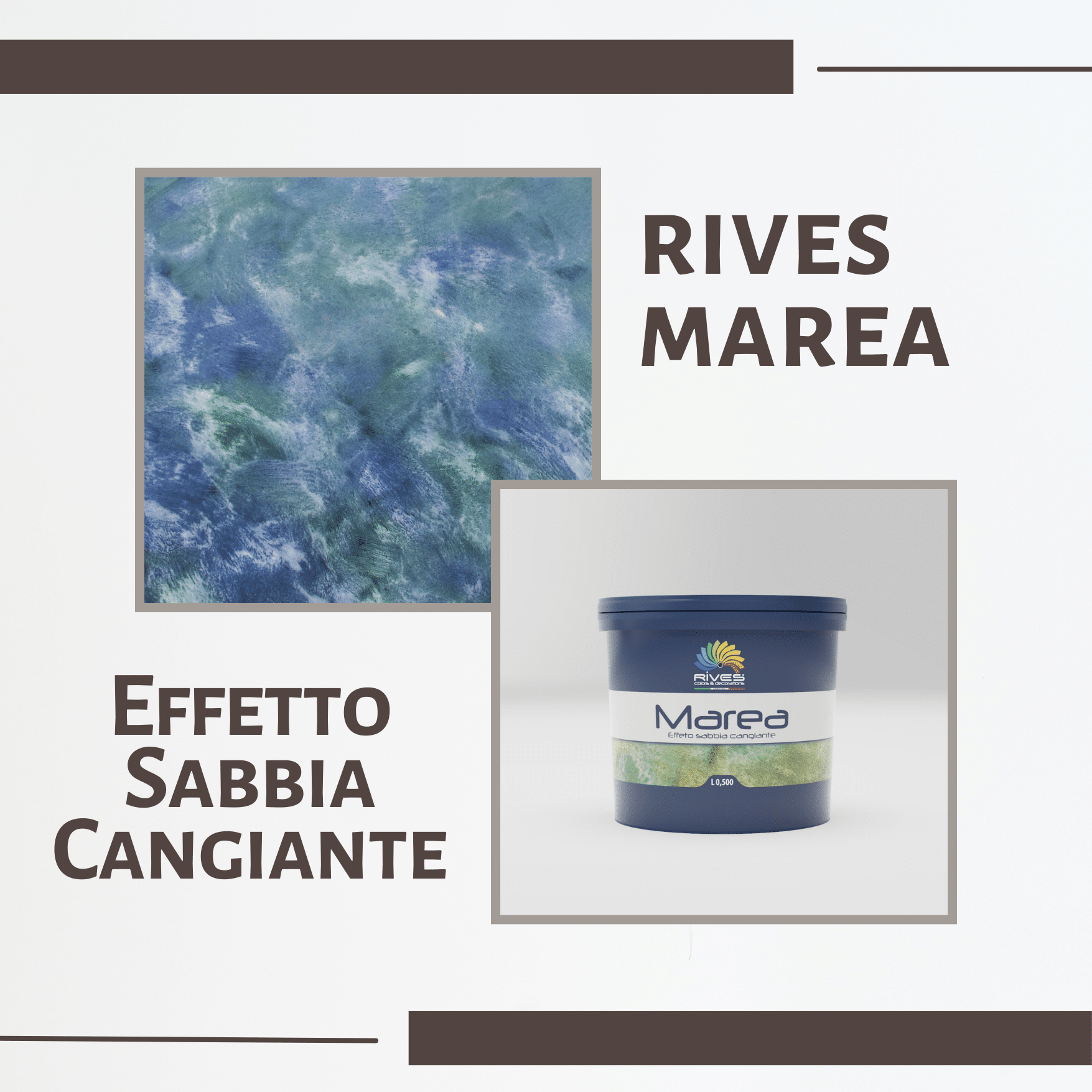 Rives Marea Effetto sabbia cangiante