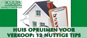 Tips om huis opruimen voor verkoop