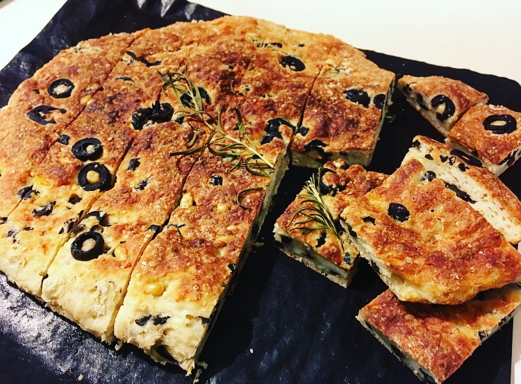 olijven foccacia