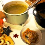 courgettesoep met gerookte haring