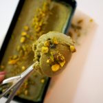 vegan pistache matcha nicecream