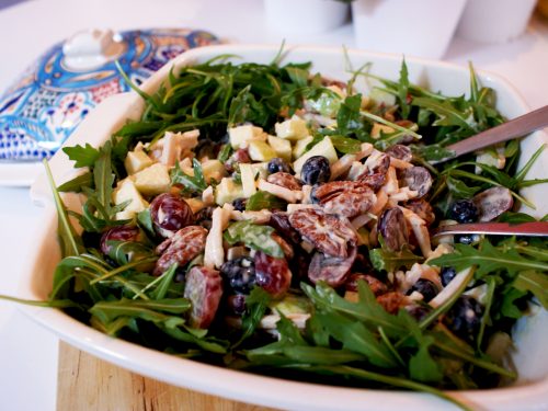 frisse waldorf salade zonder bleekselderij