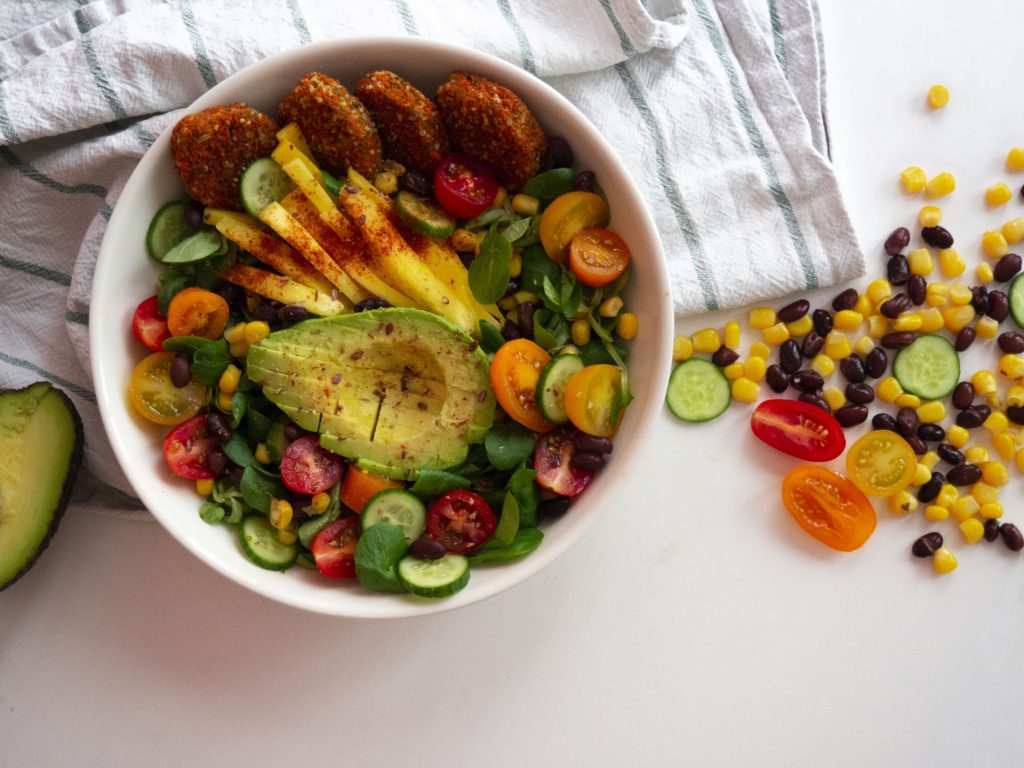 bonensalade met BOON nuggets