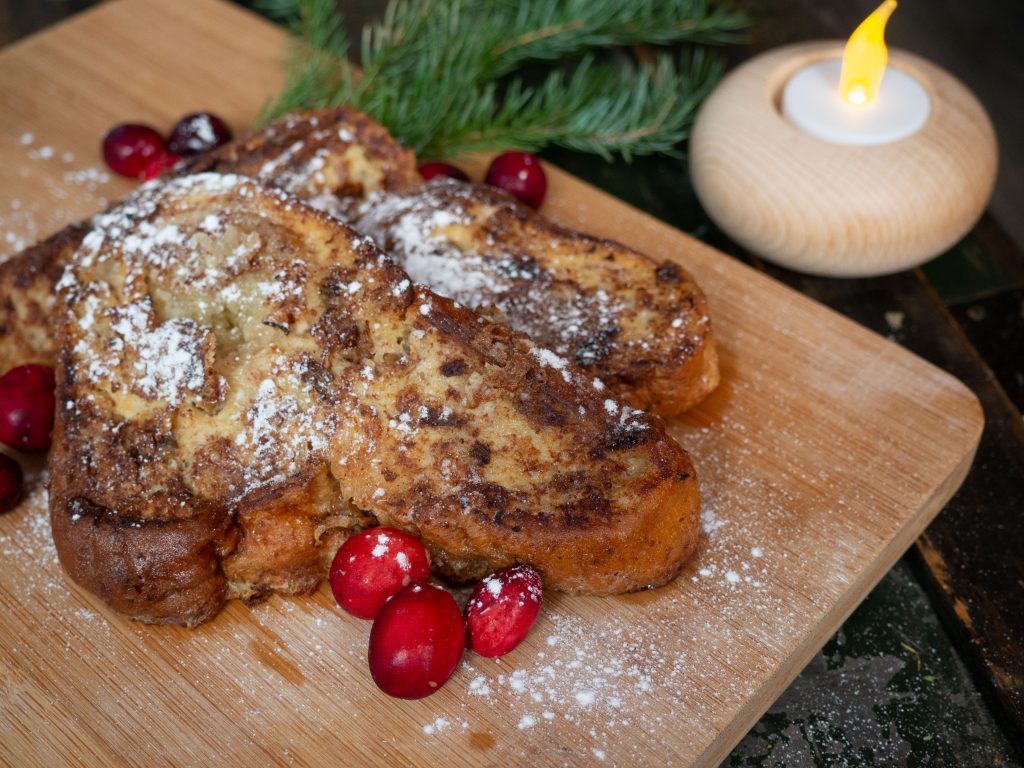 turnover bitches (wentelteefjes) van kerststol
