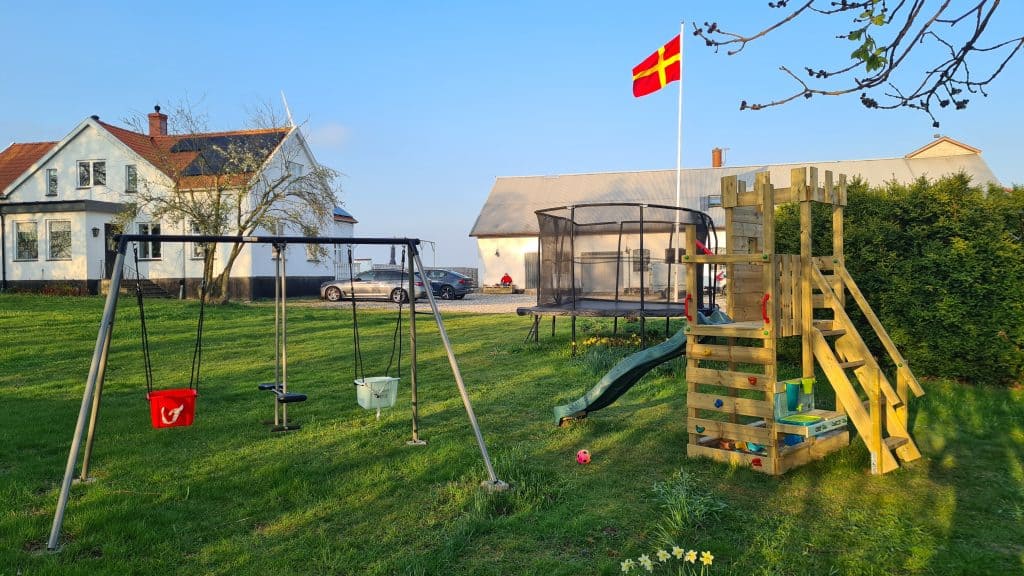 Spielplatz Kvarnviks Gård , Familienurlaub in Südschweden