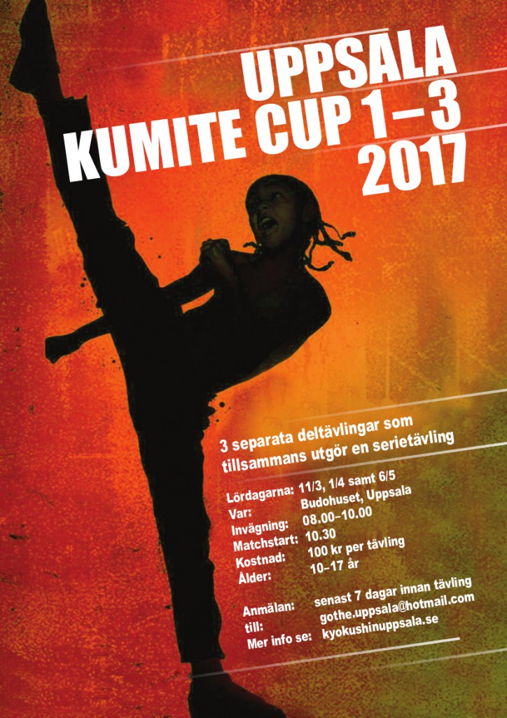 Uppsala Kumite Cup poster