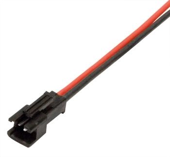 B9515 Kontakt svart hane 10cm sladd