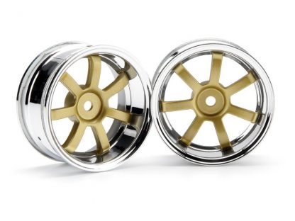 3320 - RAYS GRAM LIGHTS 57S-PRO CHROME/GOLD (6mm OFFSET)