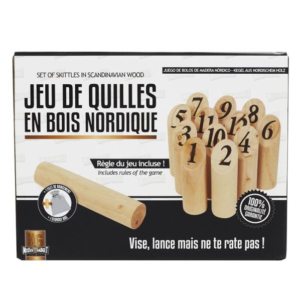 JEU DE QUILLES EN BOIS NORDIQUE – Image 2