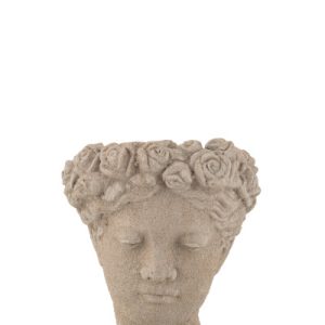 Cache-pot Antique Poly Naturel Large