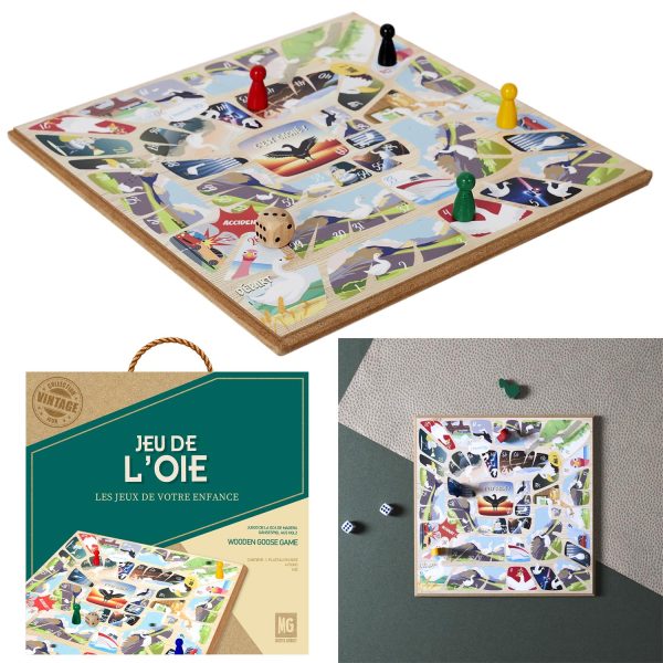 JEU DE L OIE EN BOIS