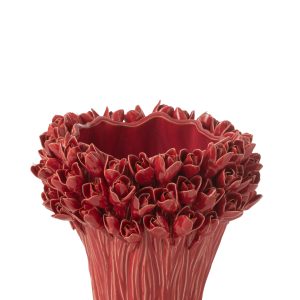 Vase Ambrosia Céramique Rouge Medium