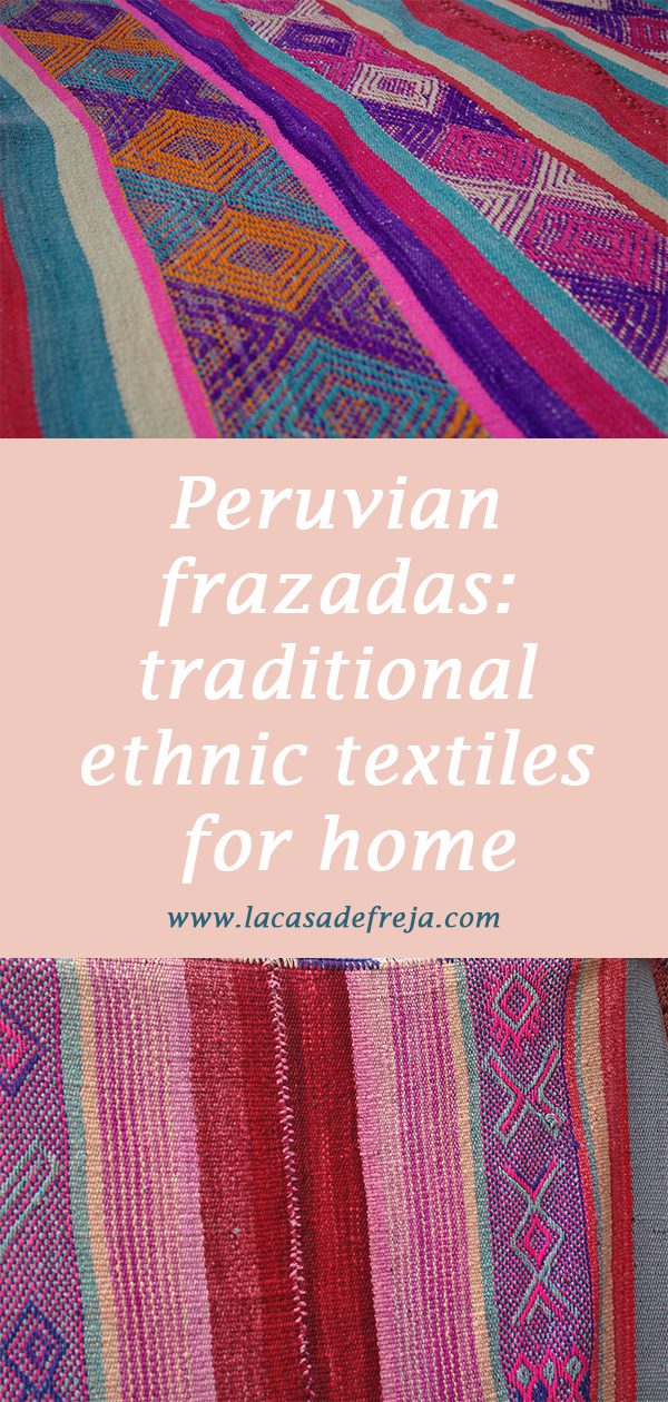 peruvian frazadas rug