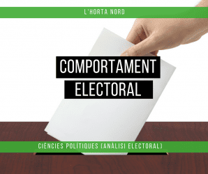 Comportament polític i electoral a l’Horta Nord