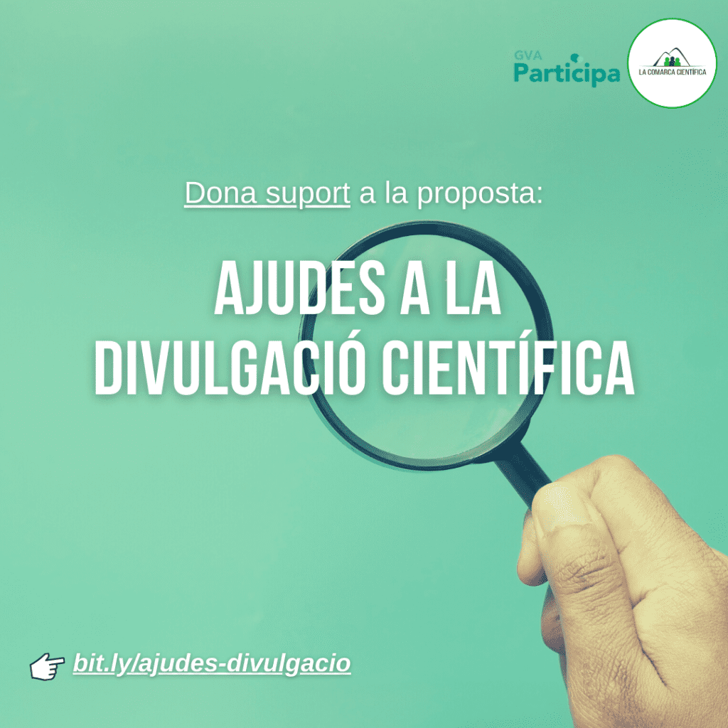 Ajudes a la divulgació científica