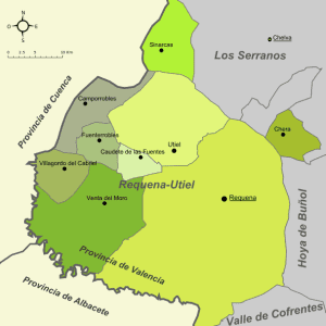 Mapa Plana Utiel-Requena