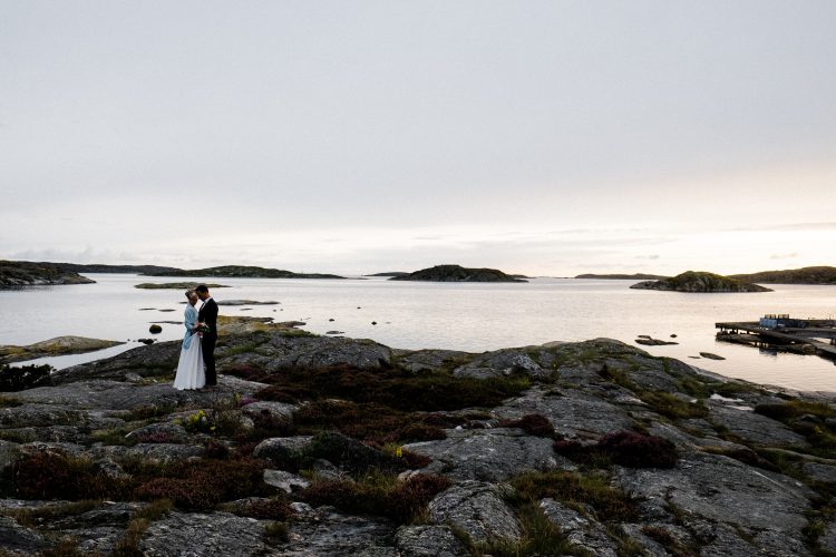 wedding couple in Lådfabriken