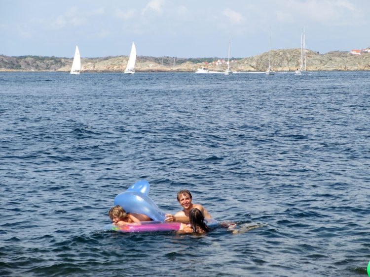 swimfun in Skagerrak sea
