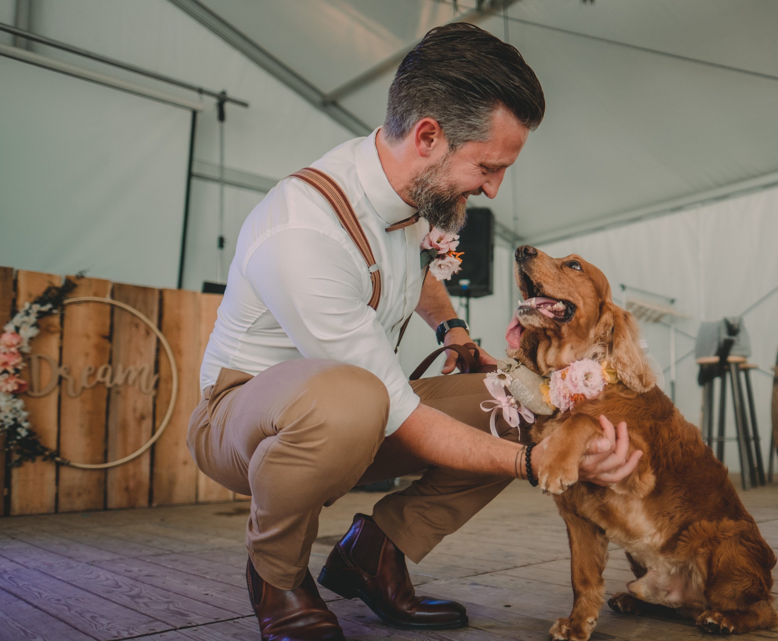 Een ceremonie op country wijze