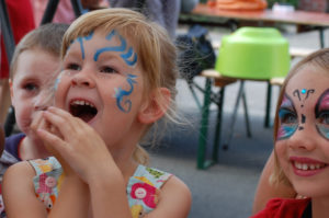 kindergrime entertainment schminken feest kinderen