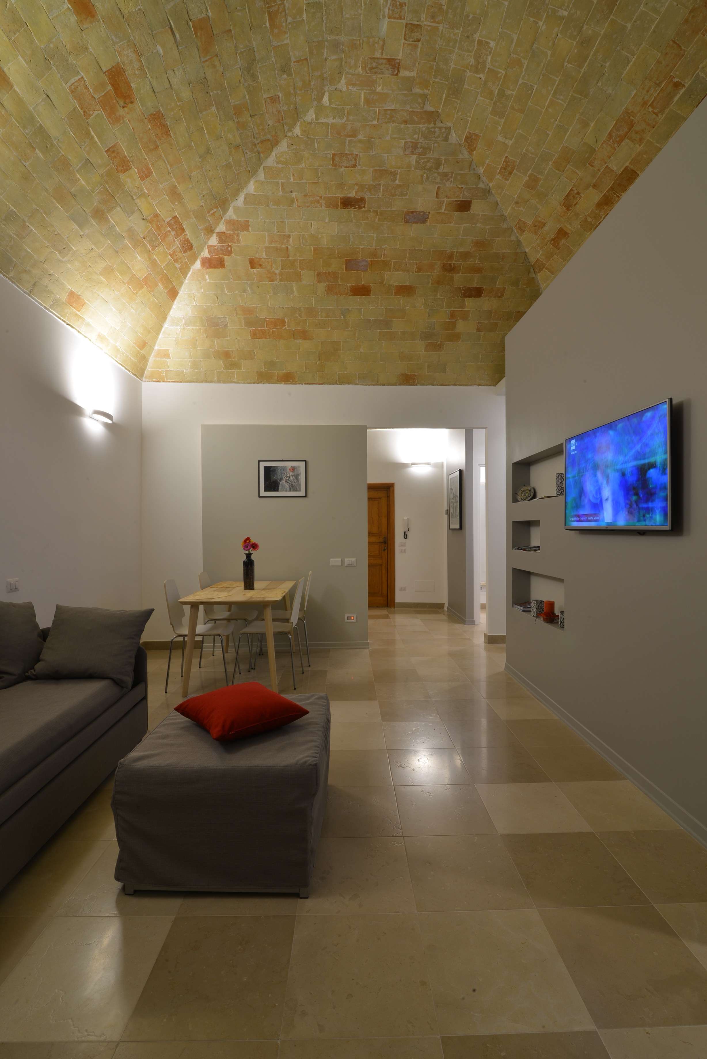 casa vacanze l'Affaccio dell'Abate nei Sassi di Matera Salotto