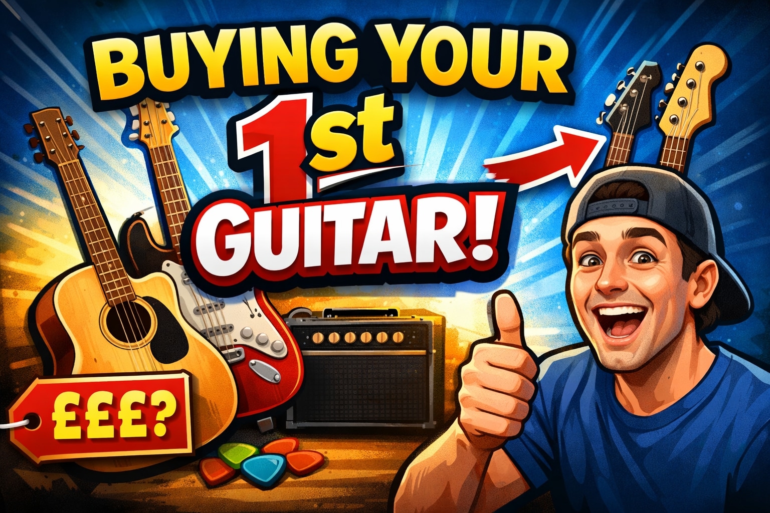 Choosing your 1st guitar