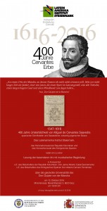 Einladung 400 Jahre Cervantes Erbe