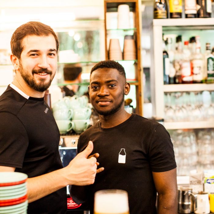 Staff sympathique à la Laiterie