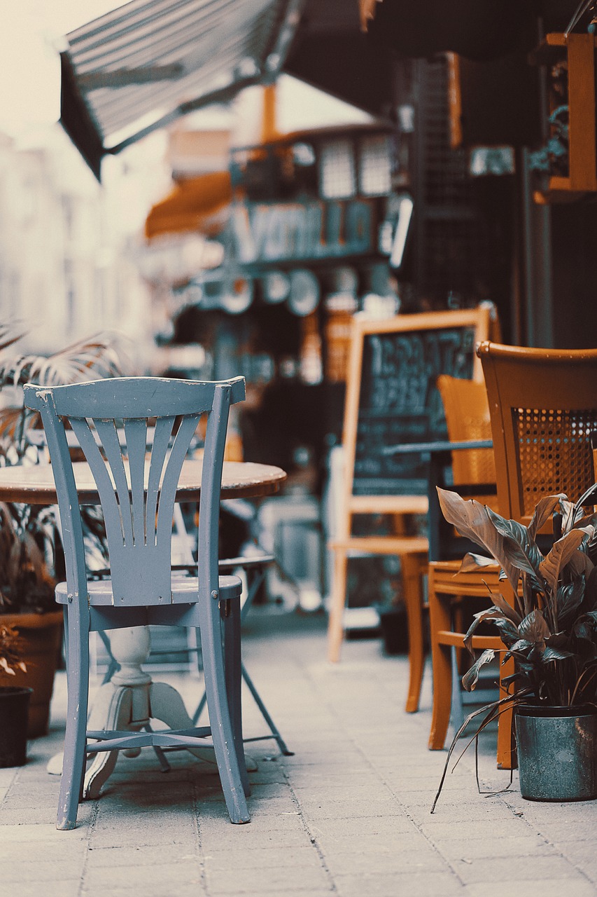 cafe, restaurant, chair
