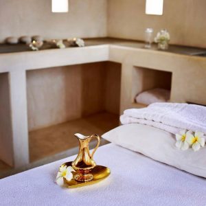 A spa room available in a yoga retreat