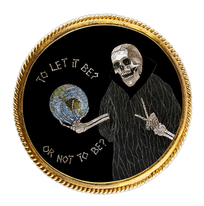 6. To let it be or not to be? (size: diameter 60см=23.6 in)                                                                                                                                  