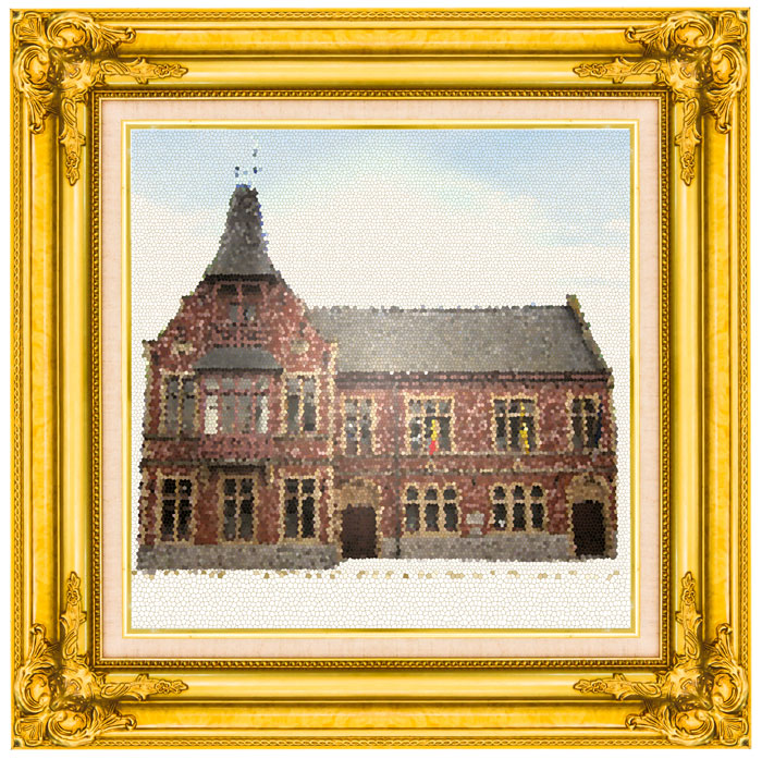 het gemeentehuis van Oosterzele