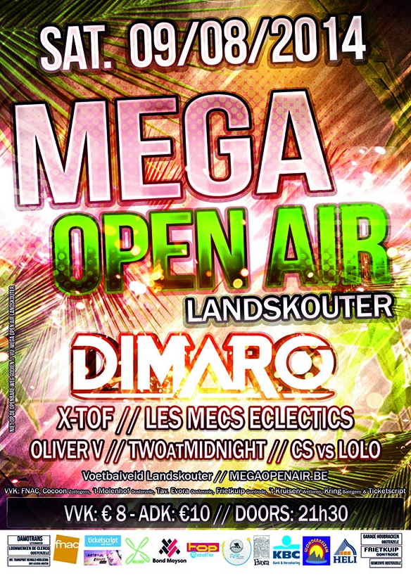 de affiche van Mega Open Air, editie 2014