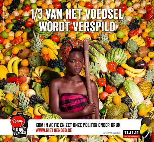de 11.11.11 actie van 2014 focust op verspild voedsel