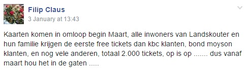 KBC Zomerfeest free tickets