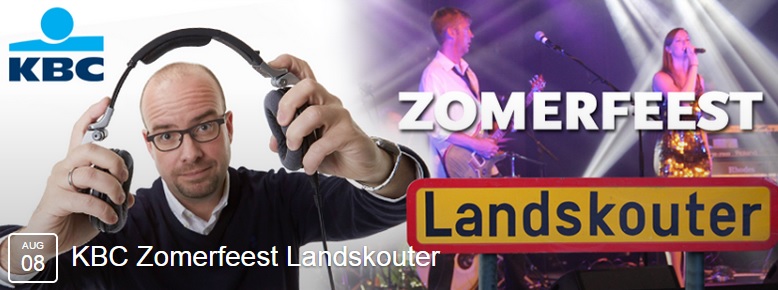 "KBC Zomerfeest Landskouter" op zaterdag 8 augustus