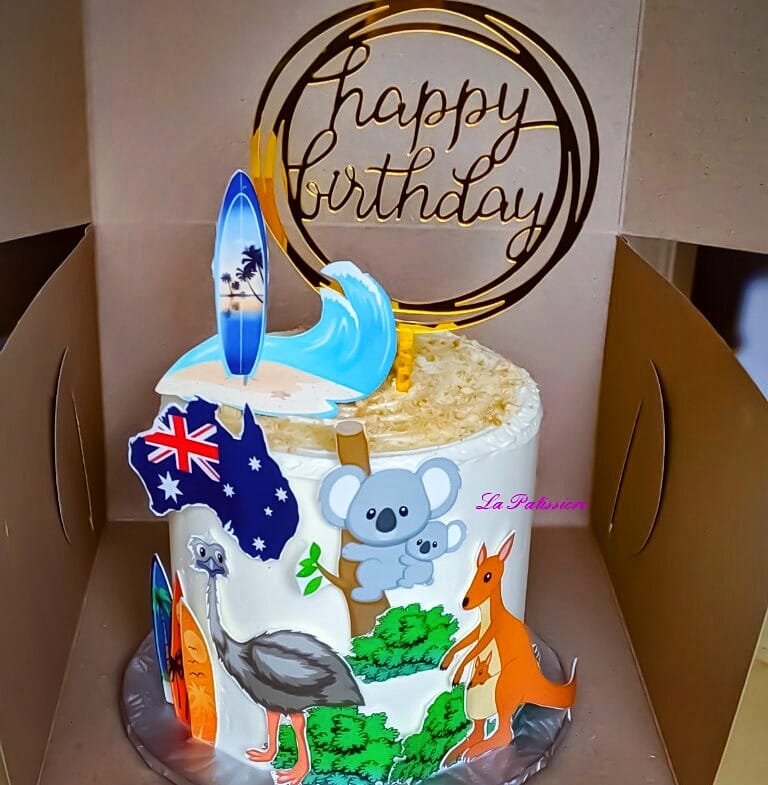 21St - Australian Theme Cake - CakeCentral.com