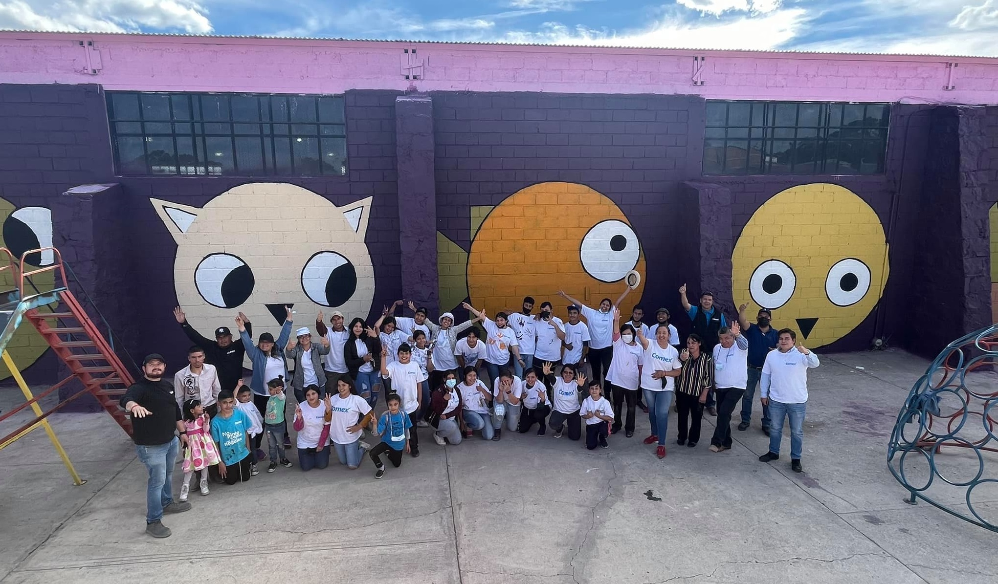 Transforman fachada de gimnasio en San Juanito con el proyecto México bien  Hecho de Comex” – La Patrona Radio