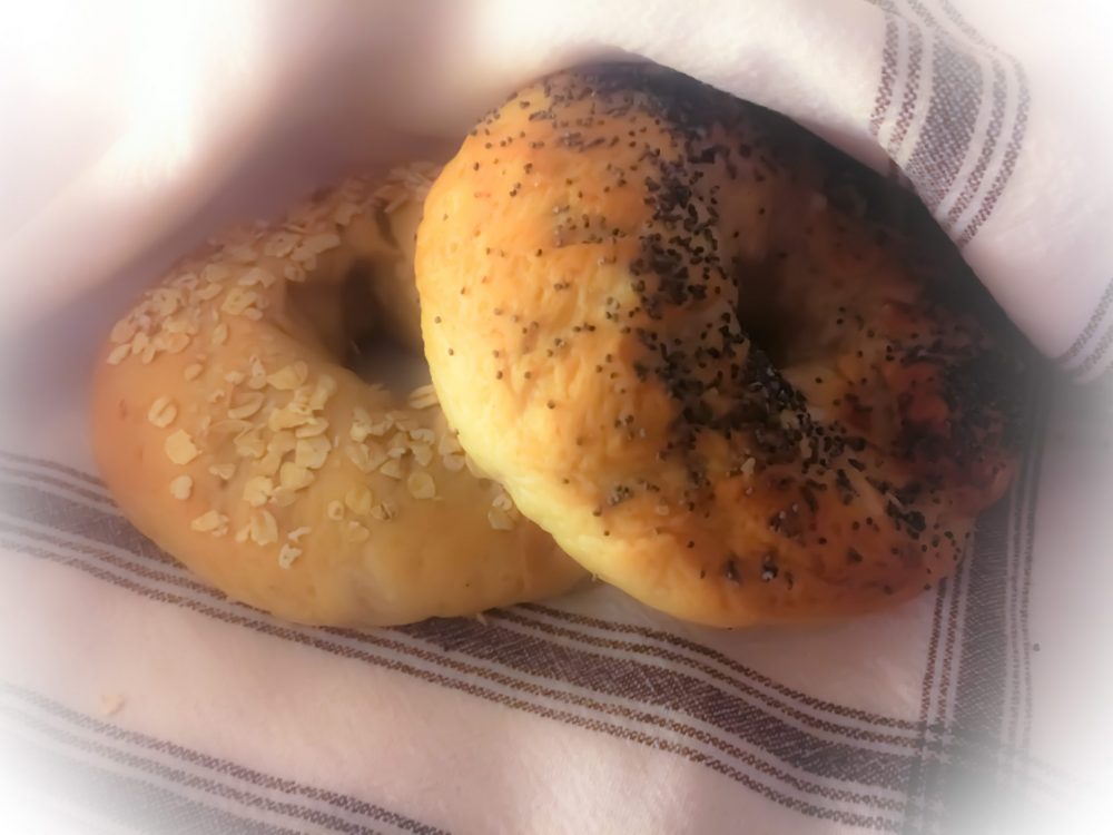 Nystekt bagel