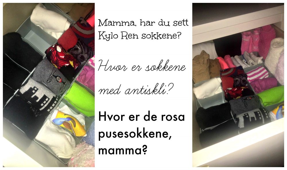 Sokkeorganisering - nå snakker vi detaljer her?