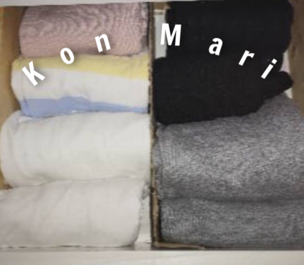 kon mari- konmari-lappeteppet-ryddig-genser-skuff