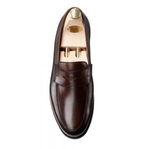 CROCKTT & JONES GRANTHAM 2 DARK BROWN CALF